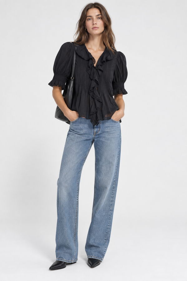 DÔEN Henri Top - Black