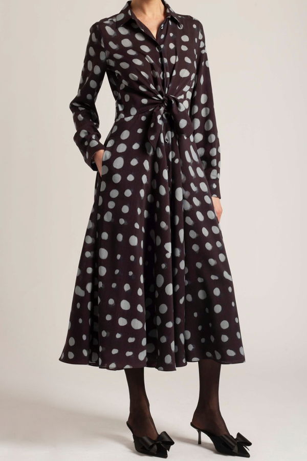 Sara Roka Dralla Dress - Dark Red
