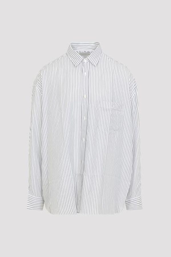 Acne Studios Long Top - White/Navy
