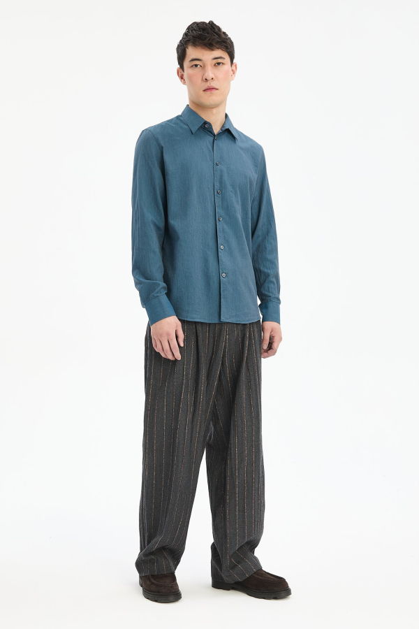 Delikatessen Feel Good Shirt - Sapphire Blue