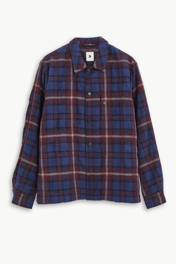 Delikatessen Snap Button Jacket in Recycled Wool and Cotton