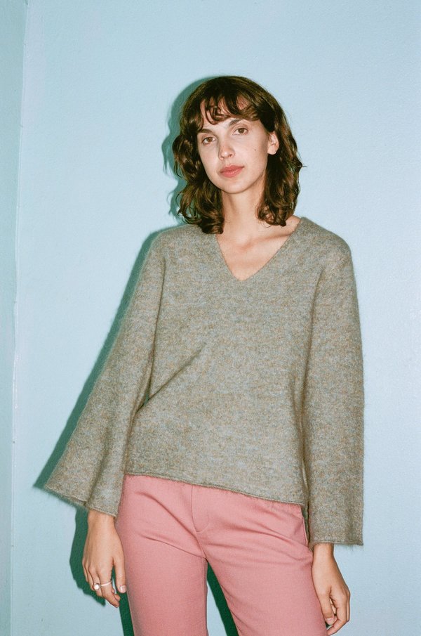 Hansel From Basel Lady Sweater - Seafoam Hansel From Basel Lady Sweater - Seafoam