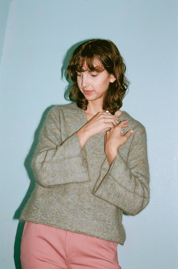 Hansel From Basel Lady Sweater - Seafoam Hansel From Basel Lady Sweater - Seafoam