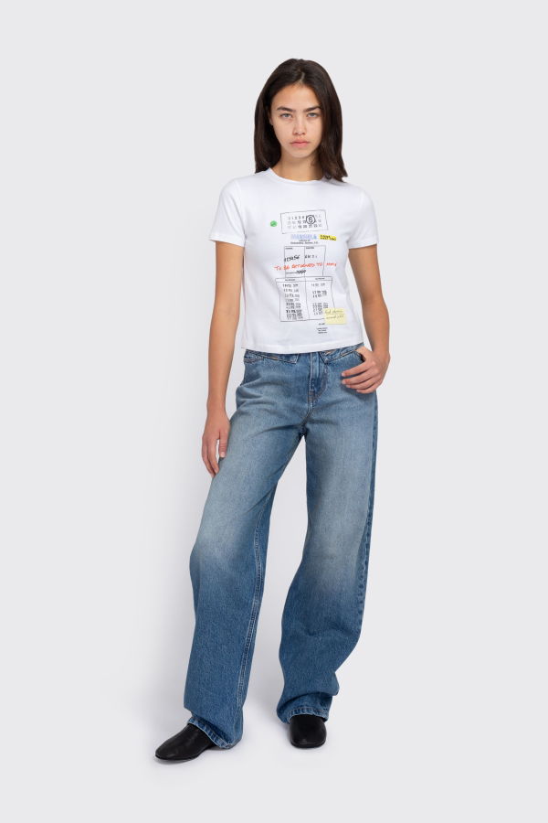 Maison Margiela MM6 Printed T-Shirt - White