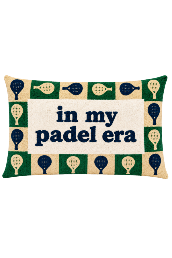 The Pillow Drop In My Padel Era Needlepoint Pillow