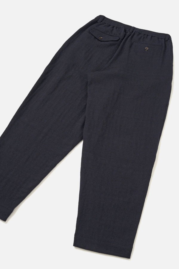 Universal Works Robin Wool Mix Pleated Track Pant
