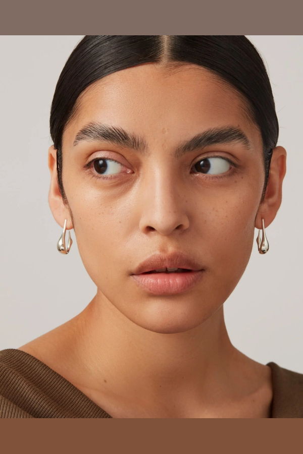 Jenny Bird Colette Small Hoop Earrings - Silver