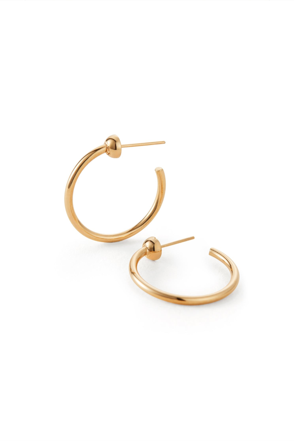 Jenny Bird Mini Icon Hoop Earrings - Gold