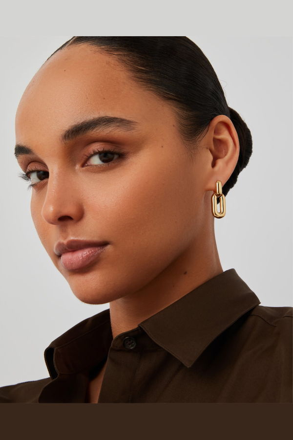 Jenny Bird Puffy Detachable Link Earrings
