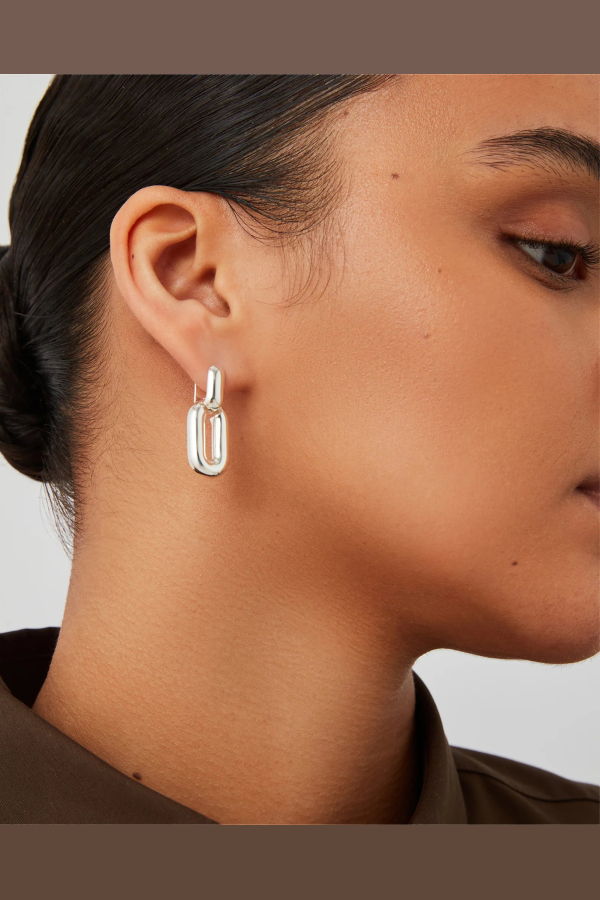 Jenny Bird Puffy Detachable Link Earrings