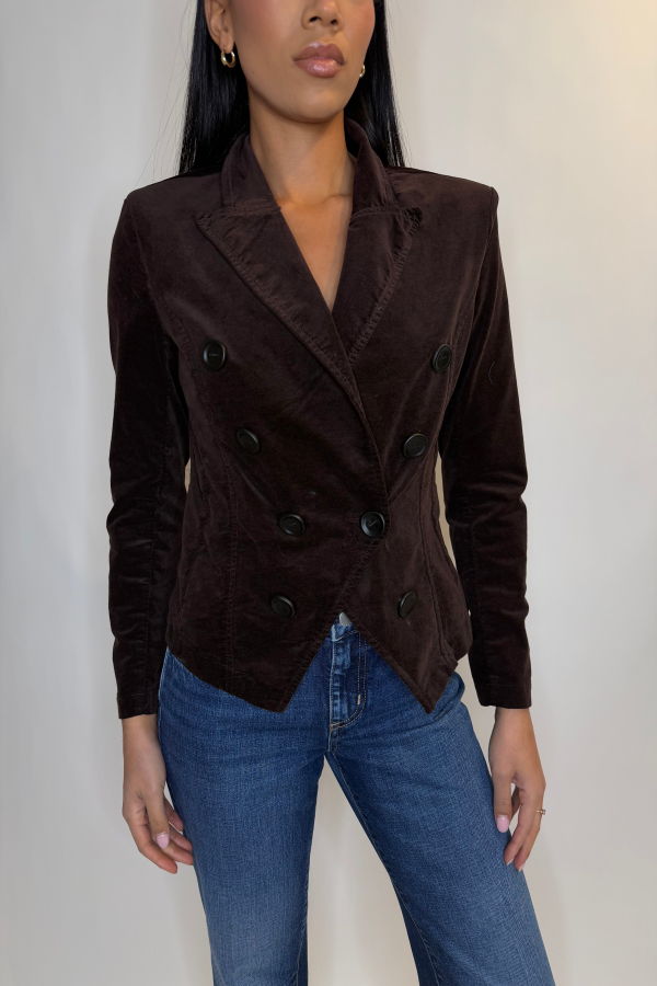 L'agence Emerson Structured Blazer - Dark Java