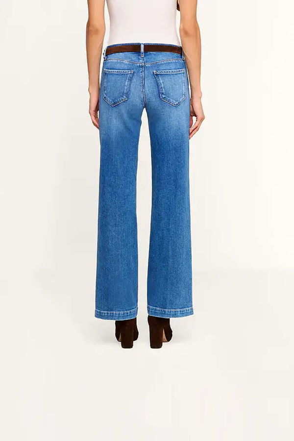 L'agence Joanne Low-Rise Wide-Leg Jean - Salinas