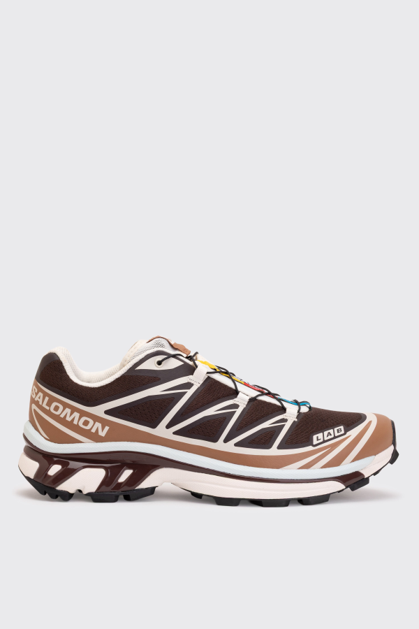 SALOMON XT-6 Sneakers - Black Coffee/Burro/Bitter Chocolate
