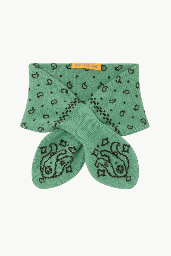 Guest in Residence Bandana Bowtie Scarf - Highland / Burnt Cocoa