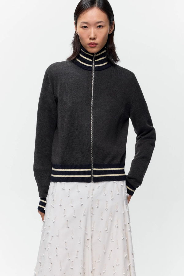Cordera Merino Wool Sporty Cardigan