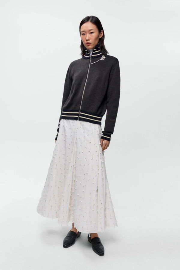 Cordera Merino Wool Sporty Cardigan