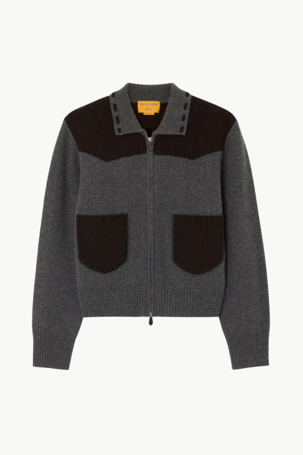 Guest in Residence Saddle Up! Jacket - Charcoal/Burnt Cocoa