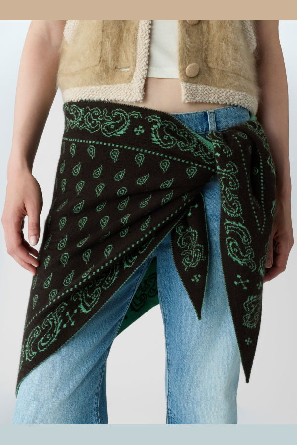 Guest in Residence The Wild Rag Scarf - Highland/Burnt Cocoa