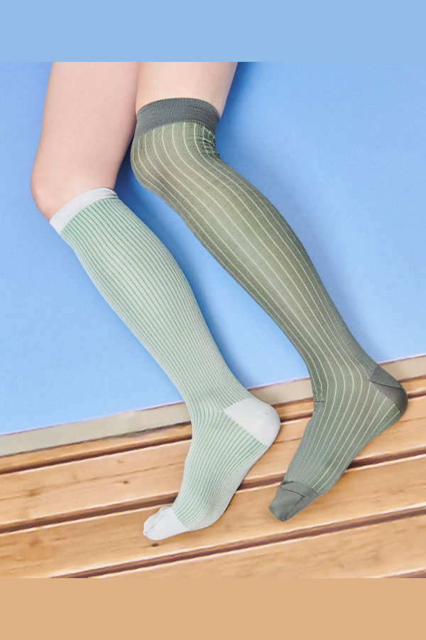 Kotohayokozawa Knee-High and Over-the-Knee Socks Set of 2