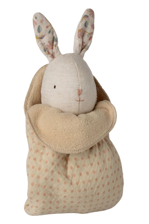 KIDS Maileg Large Lullaby Friends Bunny, Mini Soft Toy - Cream