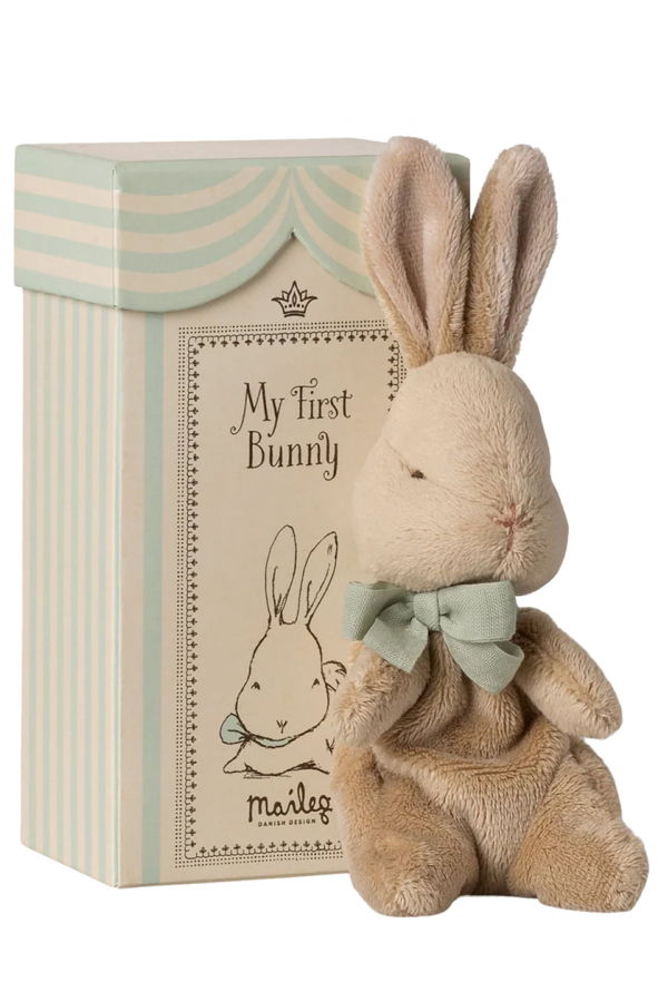KIDS Maileg My First Bunny Soft Toy - Mint