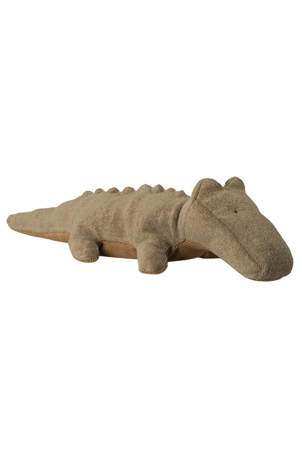 Maileg Safari Friends Small Crocodile Soft Toy - Olive Green