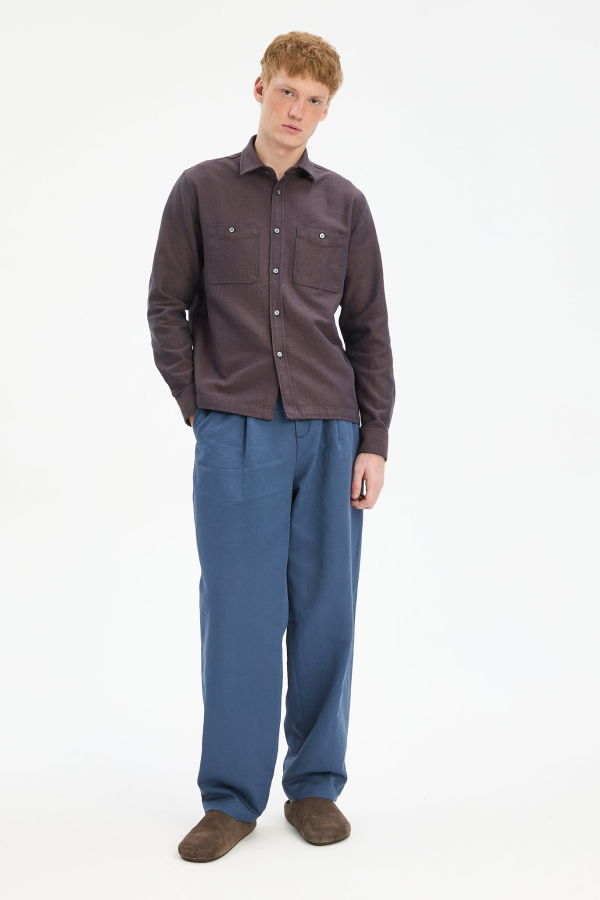 Delikatessen Gent Portuguese Herringbone Overshirt