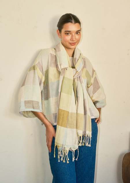 Unisex Our Legacy FLOSS SCARF - FUNKY BLUE ACRYLIC | Garmentory