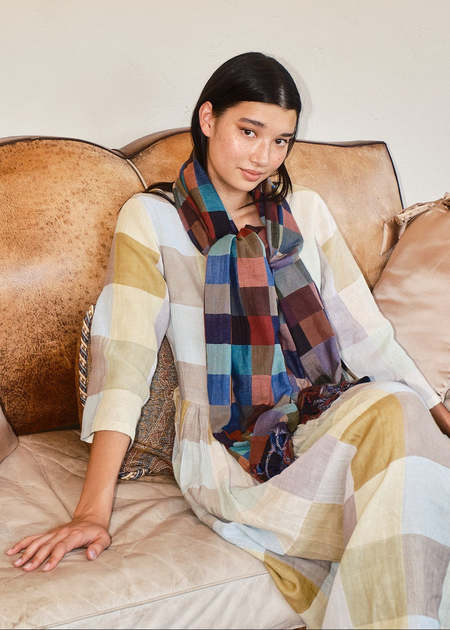Kujten Hachiko Scarf - White | Garmentory