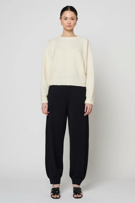Kidill Black Fresh Jacquard Knit Pullover - White | Garmentory