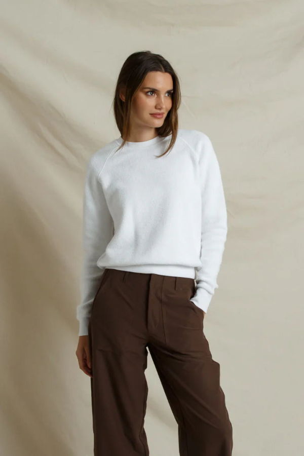 Perfect White Tee Ziggy Regular Fit Crew Neck Sweatshirt