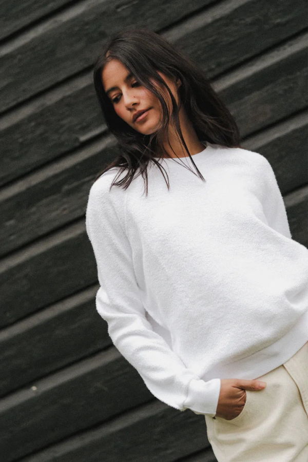 Perfect White Tee Ziggy Regular Fit Crew Neck Sweatshirt