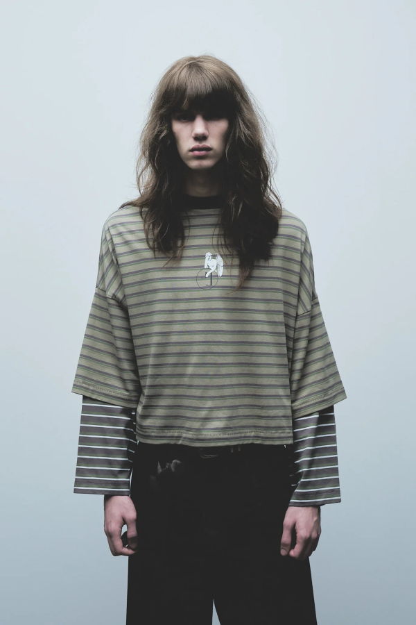 Jungles Jungles Double Layer Long Sleeve Tee