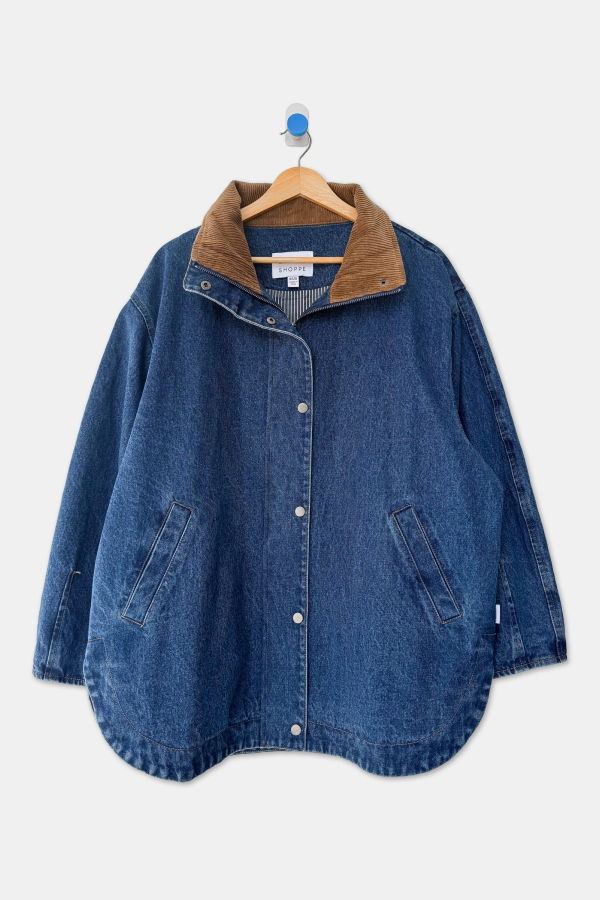 Le Bon Shoppe Blair Jacket - Blue Denim