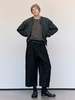 SONO Linen & Wool Tucker Trouser + Leather Belt Set - Thumbnail 2