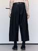 SONO Linen & Wool Tucker Trouser + Leather Belt Set - Thumbnail 3