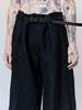 SONO Linen & Wool Tucker Trouser + Leather Belt Set - Thumbnail 5