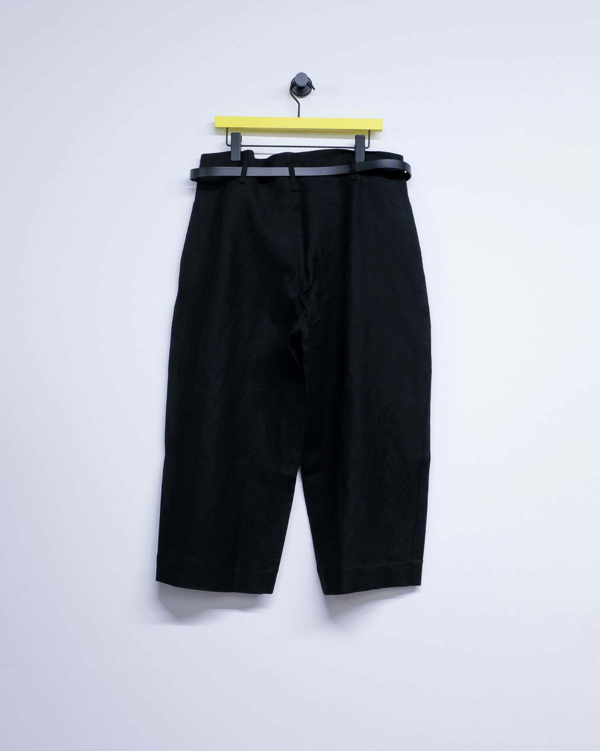 SONO Linen & Wool Tucker Trouser + Leather Belt Set - Image 8 of 8