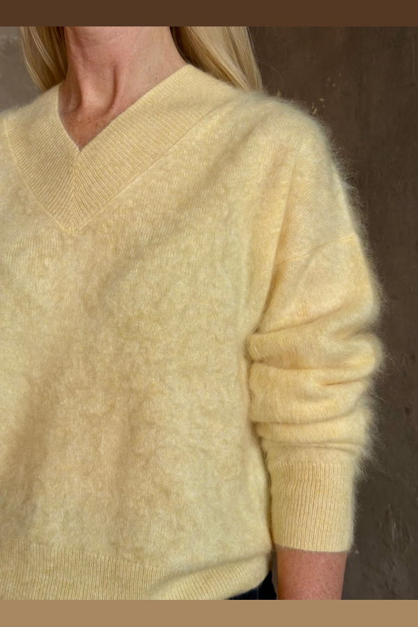 Guest in Residence Grizzly Double V Sweater