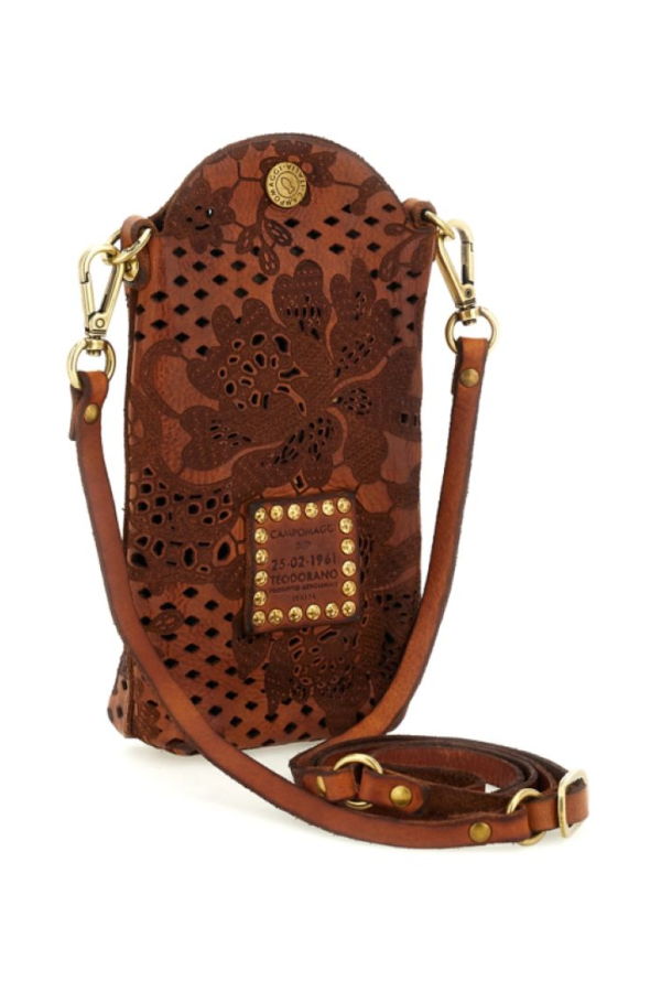 Campomaggi Virna Pietrasanta Phone Case - Cognac