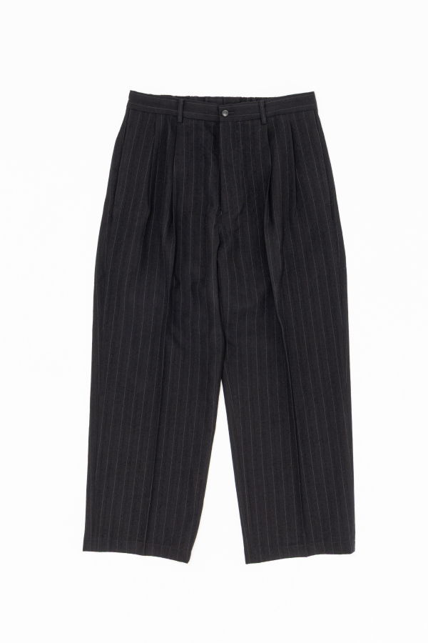 Yoko Sakamoto Double Pleated Trousers - Black