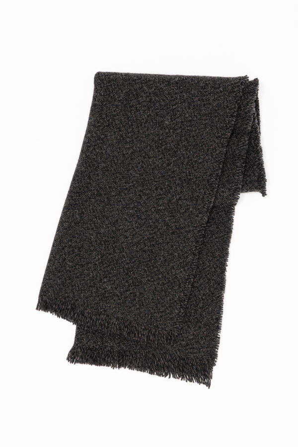 Yoko Sakamoto Wool Long Scarf - Black