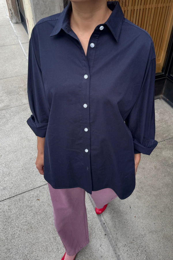 Le Bon Shoppe Light Weight Owen Shirt - Navy