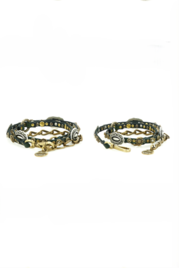 Campomaggi Chain Belt with Studs - Black