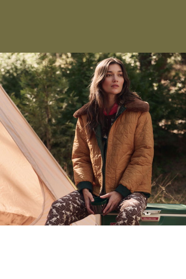 The Great. The Reversible Lodge Puffer Coat