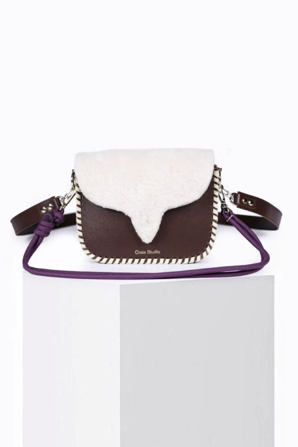 Craie Studio West Laine Crossbody Bag - Chocolate