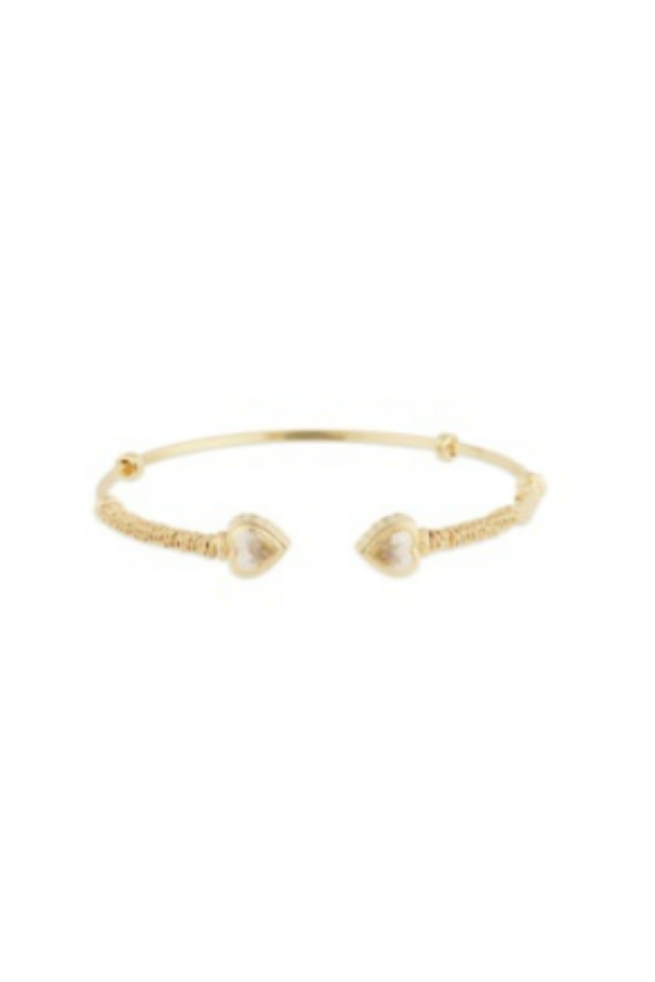 Gas Bijoux Duality Amore Bangle Bracelet - Gold