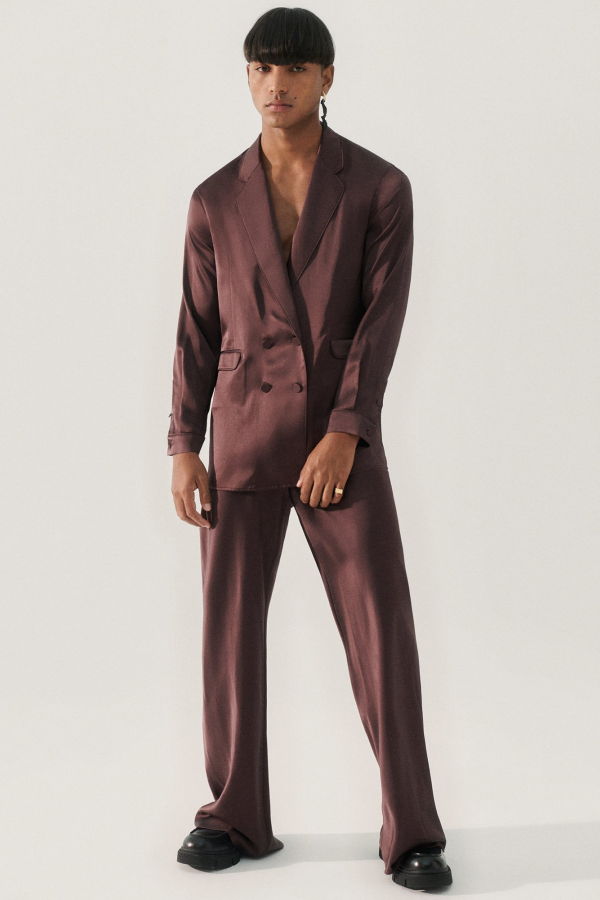Silk Laundry Relaxed Blazer - Cacao
