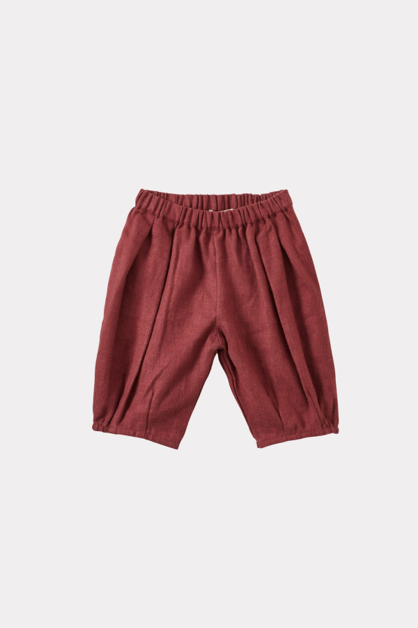 KIDS Caramel Bobby Baby Linen Trousers