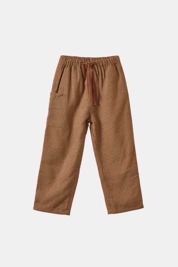 KIDS Caramel Chestnut Children's Linen Trousers